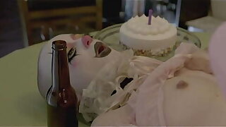 Hot Petite Clown Girl Gets Fucked with a Bottle for Step Son's Birthday - Clowning Around