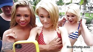 College babes fucking huge cocks handy party